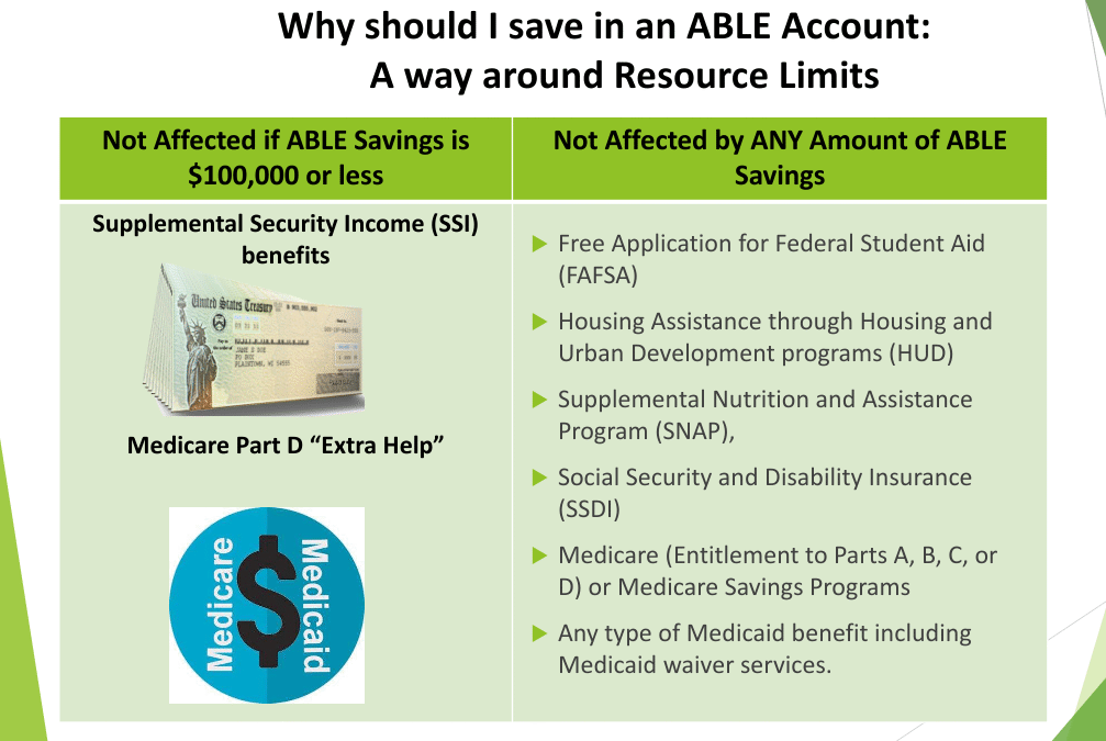 All about Stable/Able Accounts